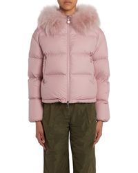 Moncler - Mino Quilted Down Jacket With Removable Genuine Shearling Trim - Lyst