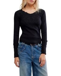 Free People - Butterfly Thermal Top - Lyst