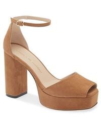 Stuart Weitzman - Sabrina Platform Ankle Strap Sandal - Lyst