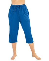 Swim 365 - Taslon Cover Up Capri Pant - Lyst