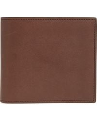 Thom Browne - Full Grain Leather Bifold Wallet - Lyst