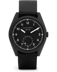 AllSaints Untitled I Nato Strap Watch - Black