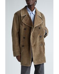 Our Legacy - Biker Trench Corduroy Peacoat - Lyst