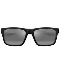 Maui Jim - The Flats 57Mm Polarizedplus2 Rectangular Sunglasses - Lyst