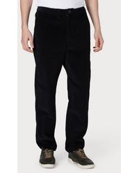 Paul Smith - Flat Front Drawstring Cotton Stretch Corduroy Pants - Lyst