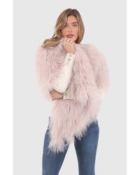 Gorski - Select Mongolian Lamb Shawl - Lyst
