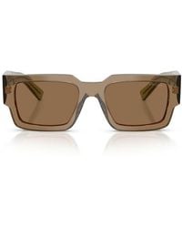 Prada - 55Mm Rectangular Sunglasses - Lyst