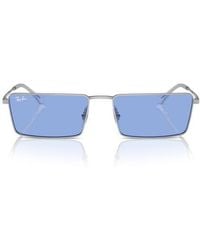 Ray-Ban - Emy 59Mm Tinted Rectangular Sunglasses - Lyst
