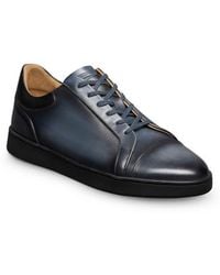 Allen Edmonds - Chambers Croc Embossed Cap Toe Sneaker - Lyst
