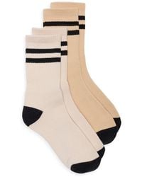 BP. - Assorted 2-Pack Varsity Stripe Crew Socks - Lyst