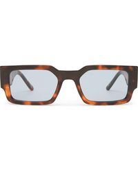 Le Specs - Contemplation 54Mm Rectangular Sunglasses - Lyst