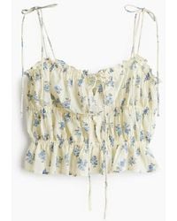 H&M - Tie-Strap Top - Lyst