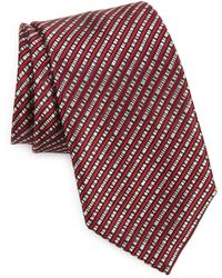 Zegna - Paglie Small Stripe Silk Tie - Lyst