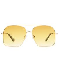 Le Specs - Civelle 57Mm Gradient Square Aviator Sunglasses - Lyst