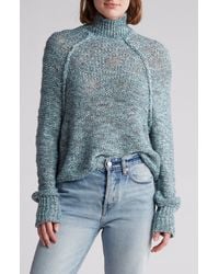 O'neill Sportswear - Floris Marl Open Stitch Turtleneck Sweater - Lyst