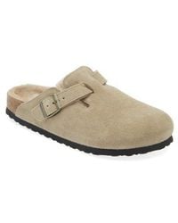 Birkenstock - Boston Genuine Shearling Lined Clog - Lyst