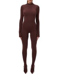 Naked Wardrobe - Long Sleeve Closed Toe Jumpsuit - Lyst