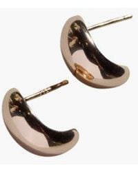 Nickel & Suede - Dome Stud Earrings - Lyst