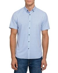 Con.struct - Plaid Woven Short Sleeve Basic - Lyst