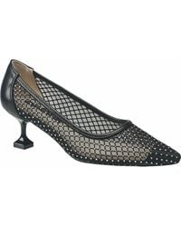 French Connection - Elise Mesh And Stone Heel - Lyst