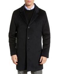Cole Haan - Regular Fit Stretch Wool Coat - Lyst