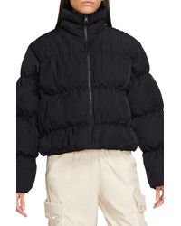 Nike - Water Repellent Nylon Puffer Jacket - Lyst