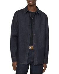 Burberry - Denim Overshirt - Lyst