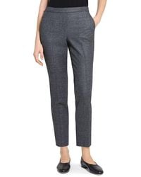 Theory - Marled Flannel Treeca Pull-On Pants - Lyst