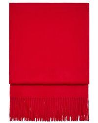 Mango - Fringed Scarf - Lyst