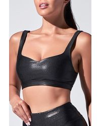 Heroine Sport - Marie Shimmer Sports Bra - Lyst