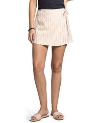 Thread & Supply - Ventura Linen Blend Skort - Lyst