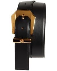 Versace - Western Buckle Leather Belt - Lyst