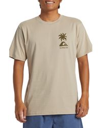 Quiksilver - Tropical Breeze Organic Cotton Graphic T-shirt - Lyst