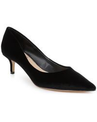 Badgley Mischka - Enola Pointed Toe Kitten Heel Pump - Lyst
