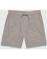 Surfside Supply - Tyler Crinkle Stripe Drawstring Short - Lyst