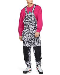 Nike Acg Camo Nylon Overalls - Black