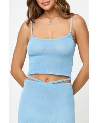 LSPACE - Last Light Crop Knit Camisole - Lyst