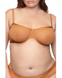 CUUP - The Balconette Mesh Underwire Bra - Lyst
