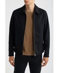 Theory - Wyatt Wool Blend Bomber Jacket - Lyst