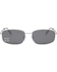 Celine - Triomphe 60mm Rectangular Sunglasses - Lyst