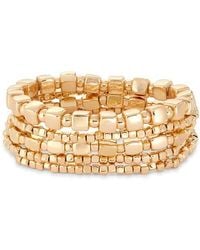 Nordstrom - Set Of 5 Beaded Stretch Bracelets - Lyst