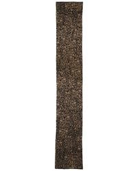 Saint Laurent - Leopard Print Mohair & Wool Blend Scarf - Lyst