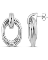SHYMI - Twisted Oval Drop Earrings - Lyst