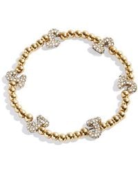 BaubleBar - Pavé Pisa Station Beaded Bracelet - Lyst