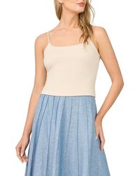 Halogen® - Compression Crop Camisole - Lyst