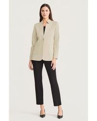 Misook - Tailored Luxestretch Ponte Single Button Blazer - Lyst