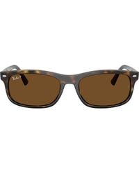Ray-Ban - 60Mm Polarized Rectangular Sunglasses - Lyst