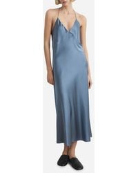 Mango - Stretch Silk Nightgown - Lyst