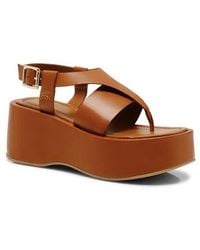 Free People - Holt Ankle Strap Platform Sandal - Lyst
