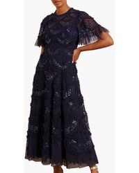 Needle & Thread - Carmen Ruffle Maxi Dress - Lyst